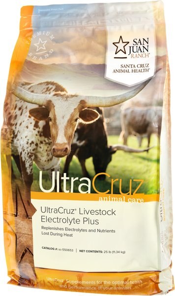 UltraCruz Electrolyte Plus Livestock Supplement， 5-lb bag