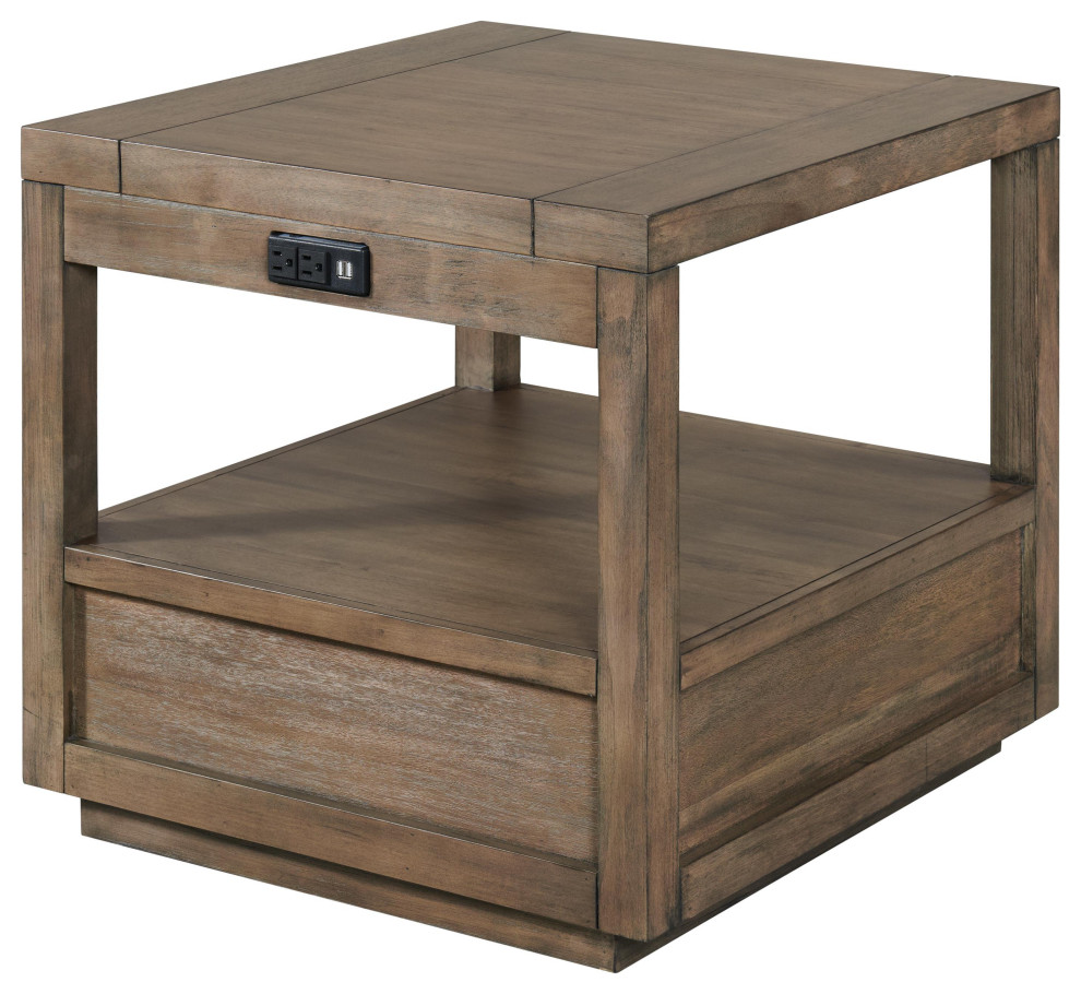 Riverside Furniture Denali Side Table   Transitional   Side Tables And End Tables   by Riverside Furniture  Houzz