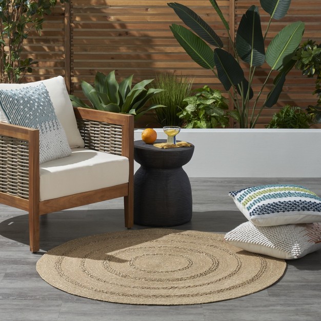 Nourison Natural Woven Seagrass Indoor Outdoor Area Rug