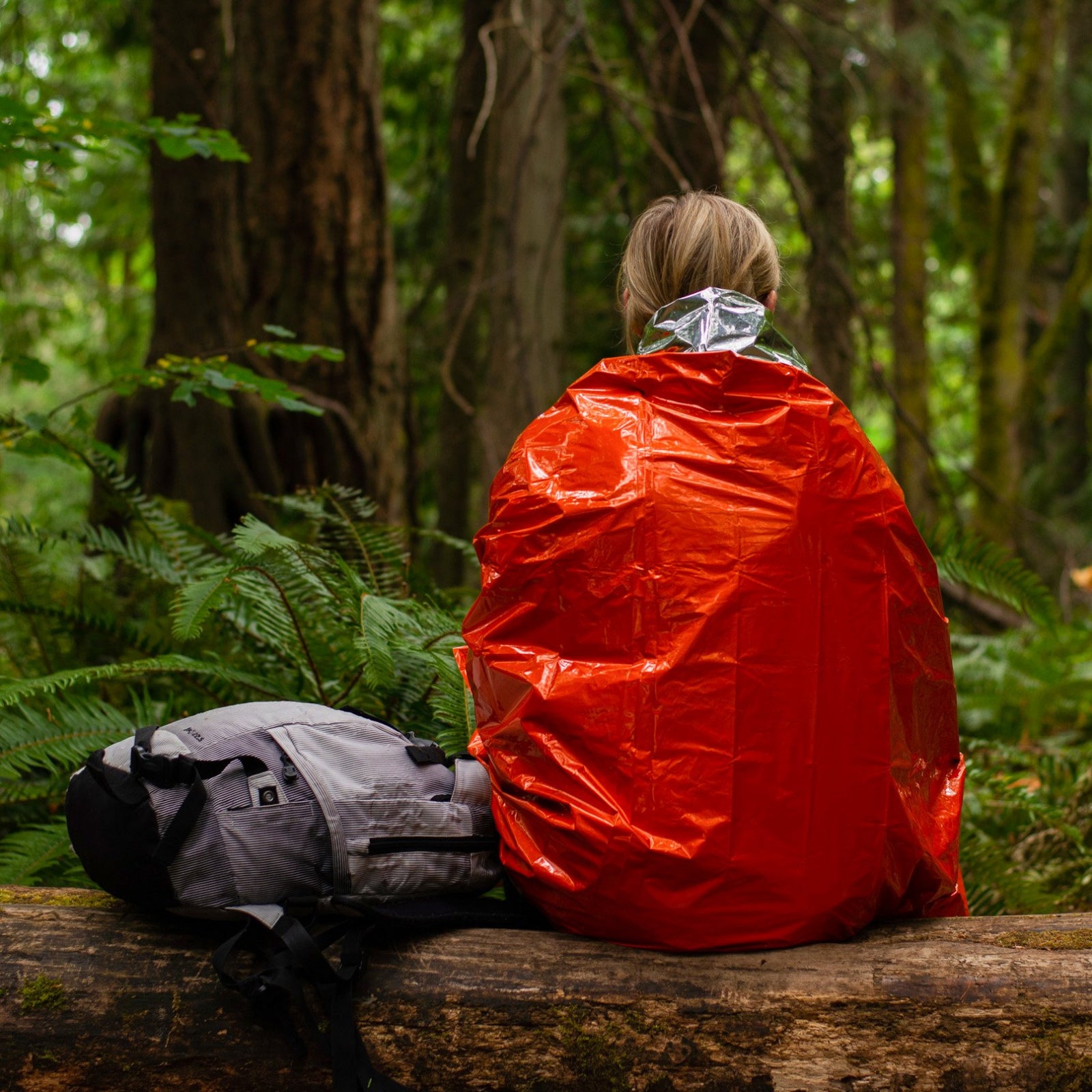 (2 Pack) ASR Outdoor Mylar Aluminized Emergency First Aid Bivvy Sleeping Bag With Stuff Sack