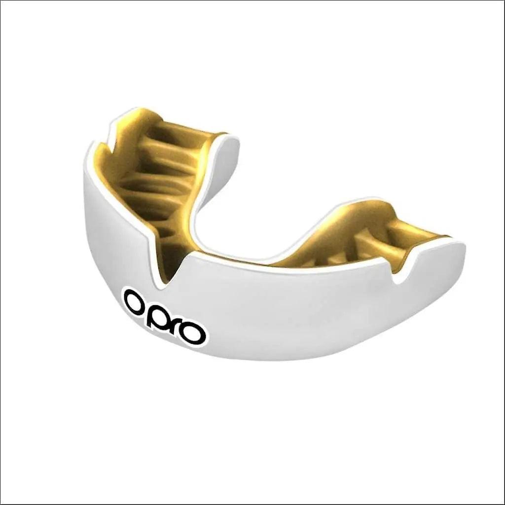 Opro power fit mouth guard white/gold