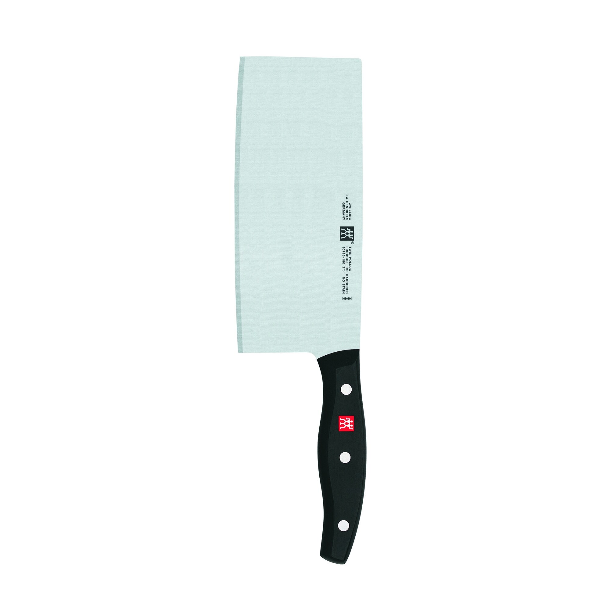 ZWILLING TWIN Signature Chinese Chef Knife， Chinese Cleaver Knife， 7-Inch， Stainless Steel， Black - 7-inch