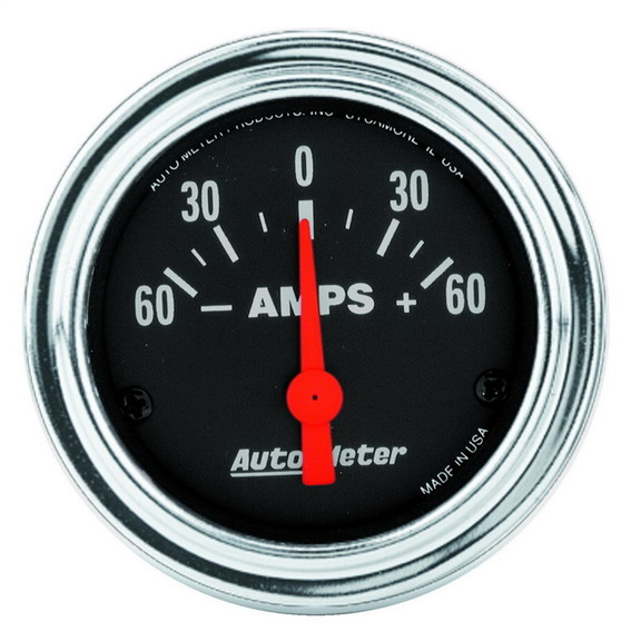 2 1/16 in. AMMETER  60 0 60 AMPS  TRADITIONAL CHRO...