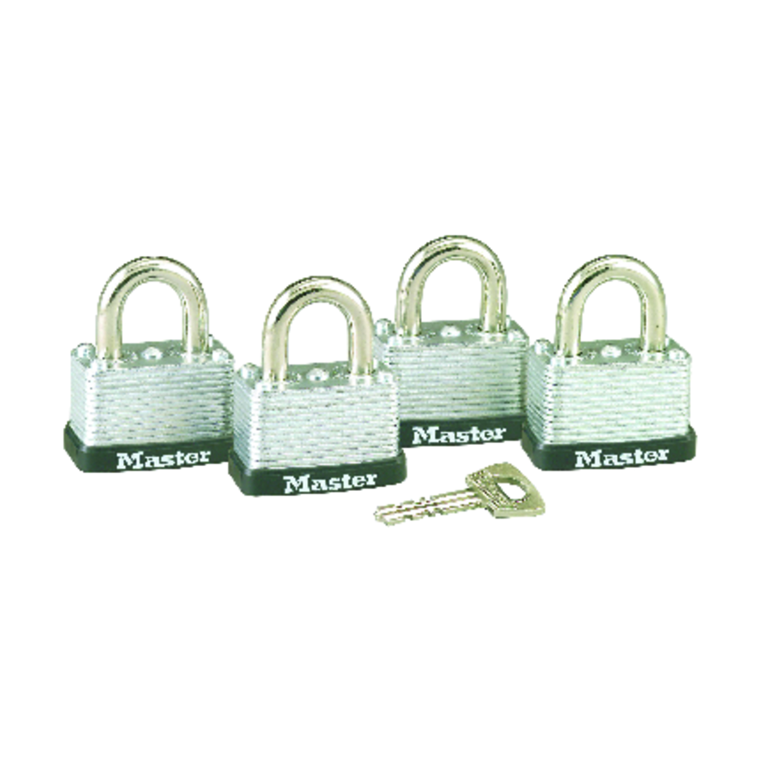 Master Lock 15/16 in. H X 13/16 in. W X 1-1/2 in. L Steel Warded Locking Padlock Keyed Alike