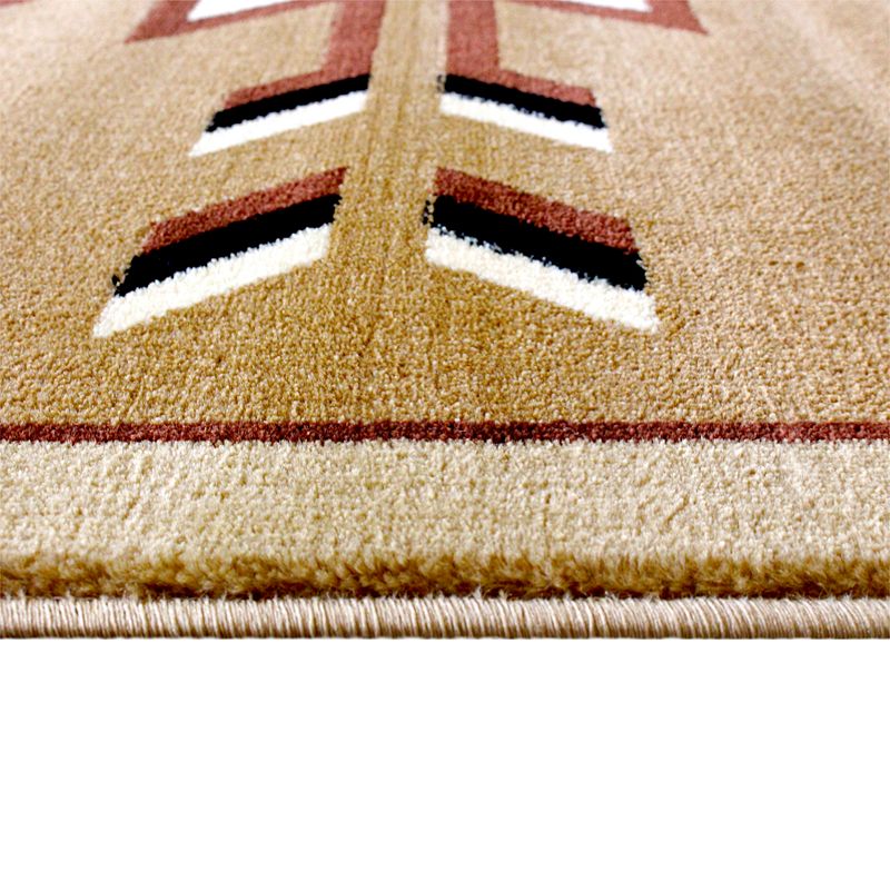 Masada Rugs Masada Rugs Southwest 6'x9' Native American Area Rug in Beige