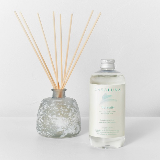 350ml Serenity Reed Diffuser Refills Clear