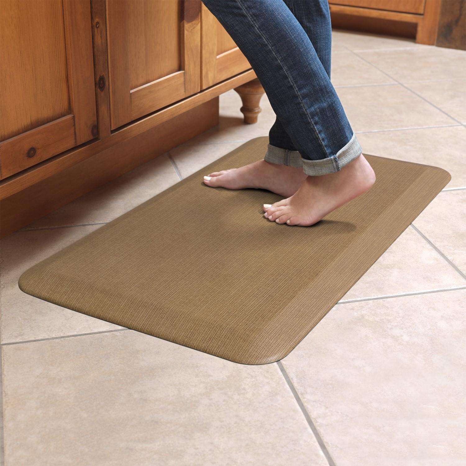 Gel Pro 30 in. L X 20 in. W Khaki Polyurethane Foam Anti Fatigue Mat