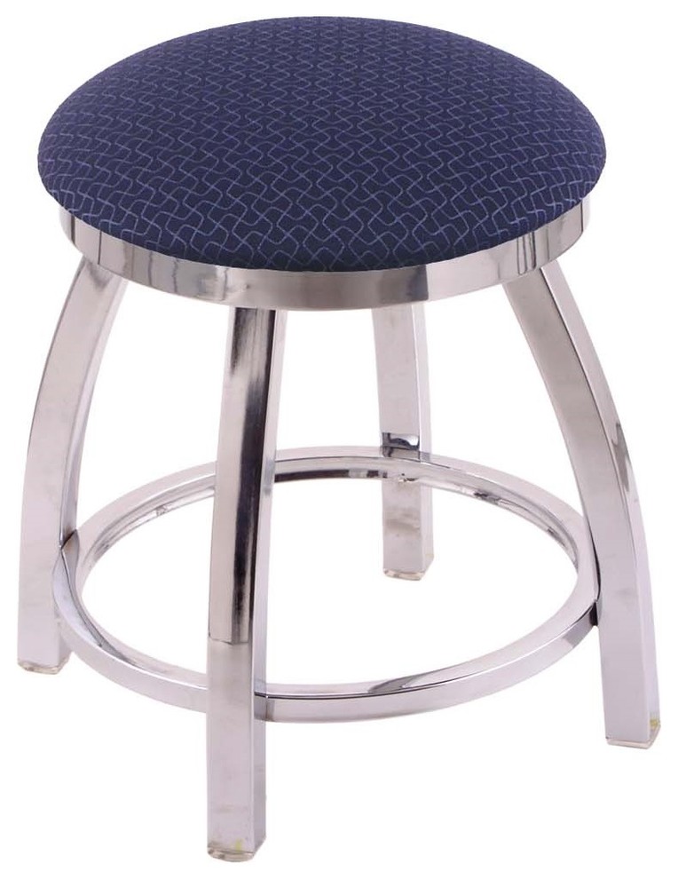 Holland Bar Stool  802 Misha 18 Vanity Stool  Chrome Finish   Contemporary   Vanity Stools And Benches   by Holland Bar Stool Company  Houzz