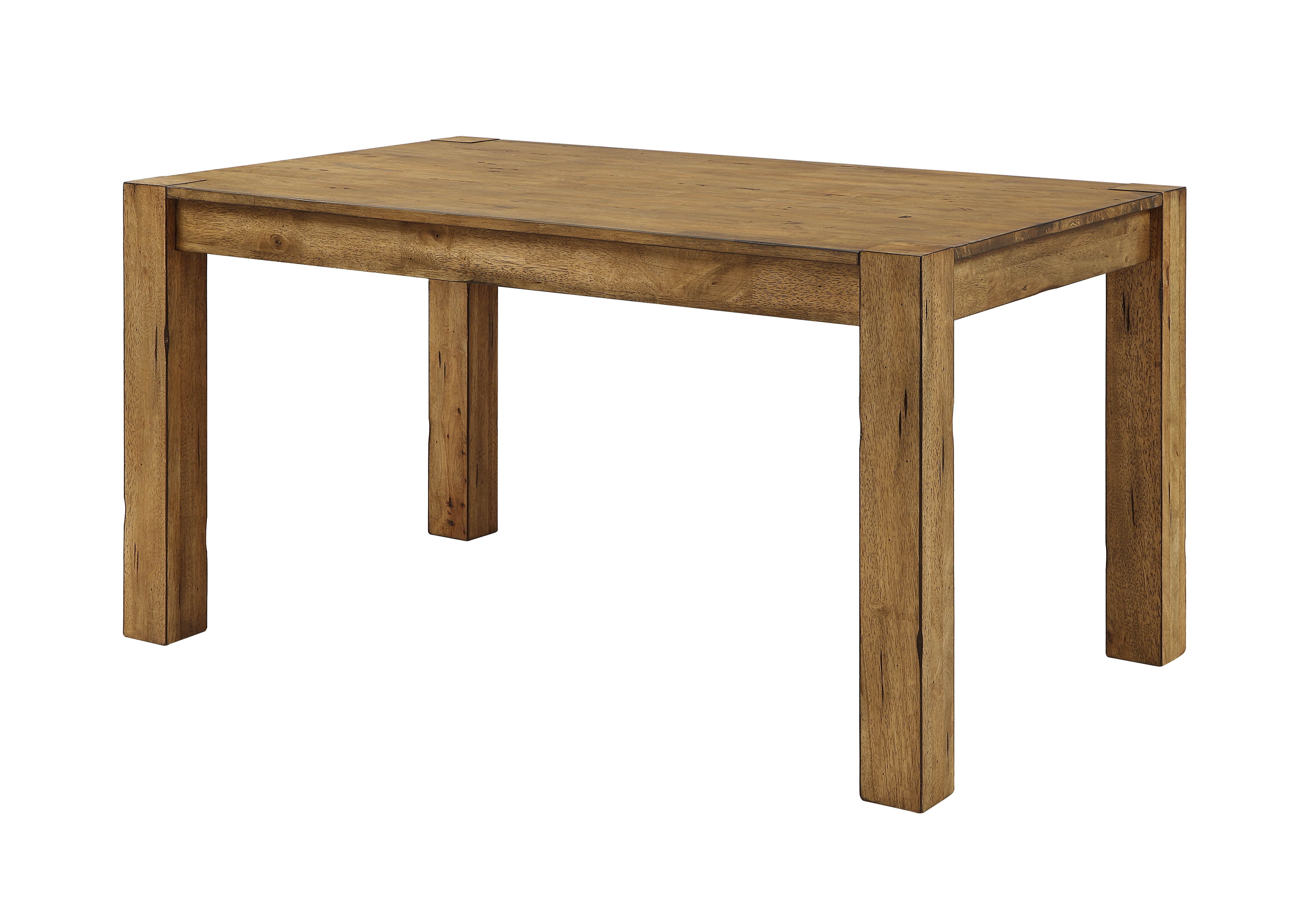 Better Homes & Gardens Bryant Solid Wood Dining Table, Rustic Brown