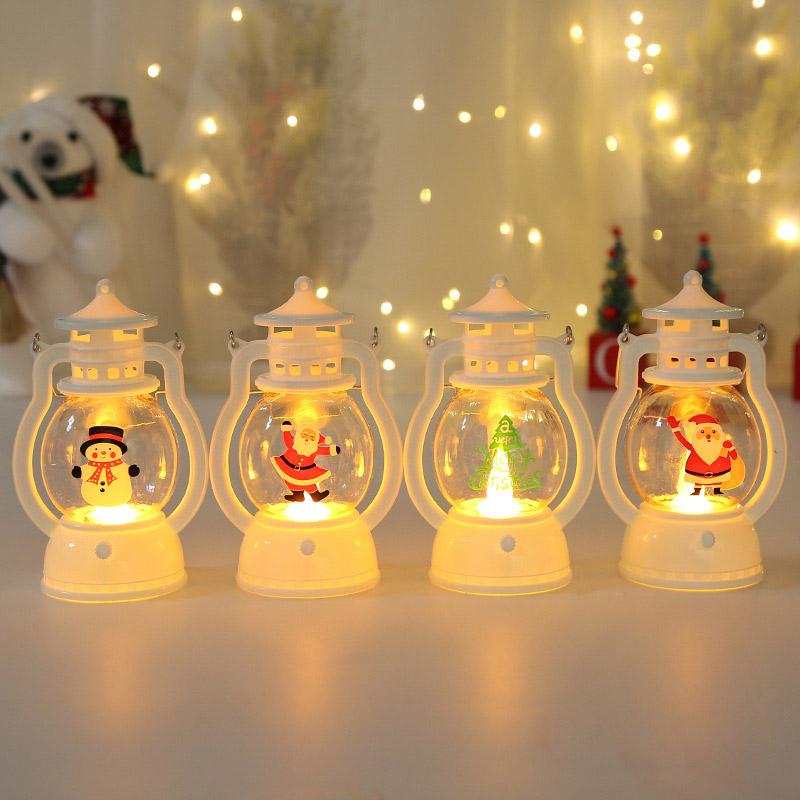 Christmas Decoration Lantern Portable Led Small Oil Lamp