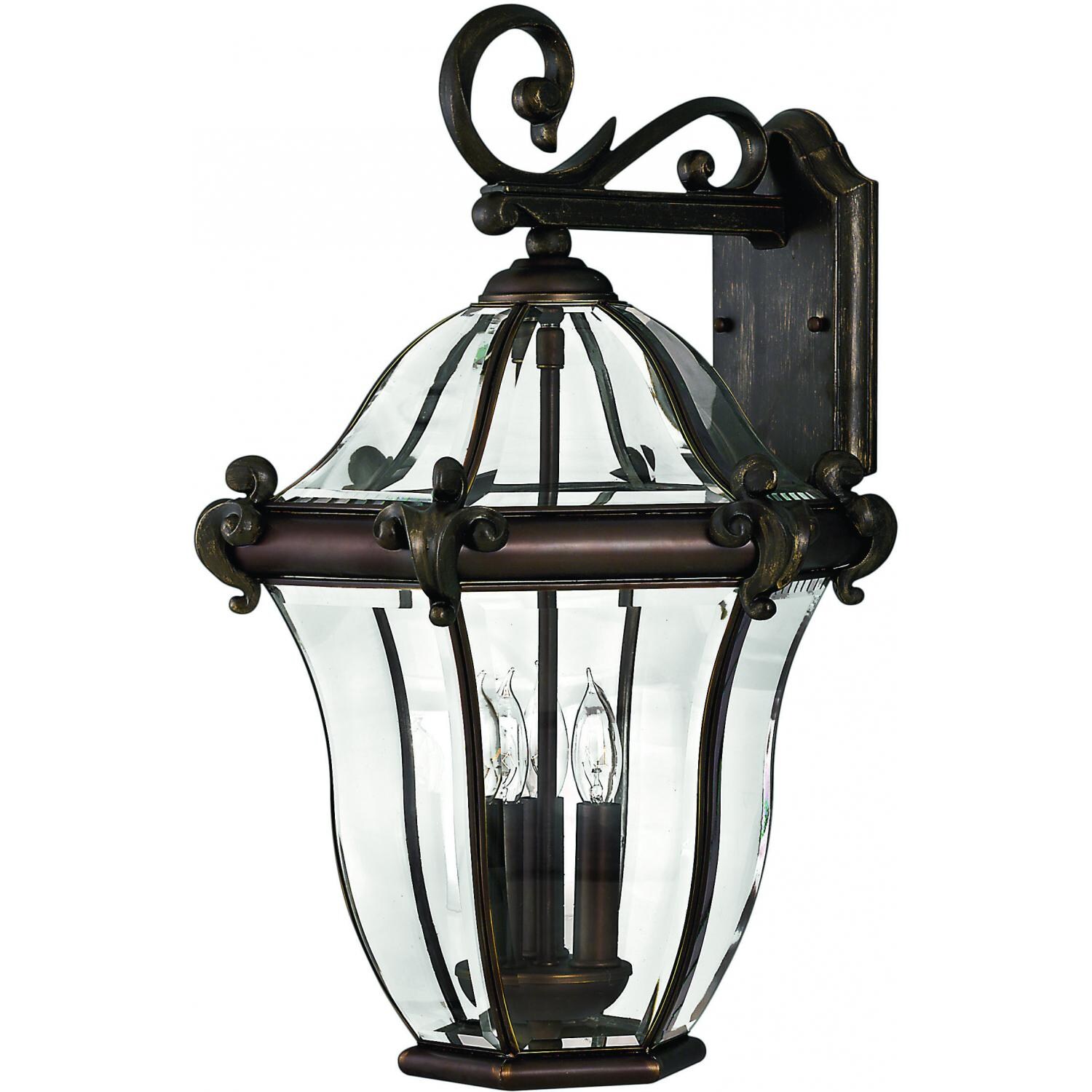 Hinkley Lighting San Clemente Three Light 22-Inch Outdoor Wall Light