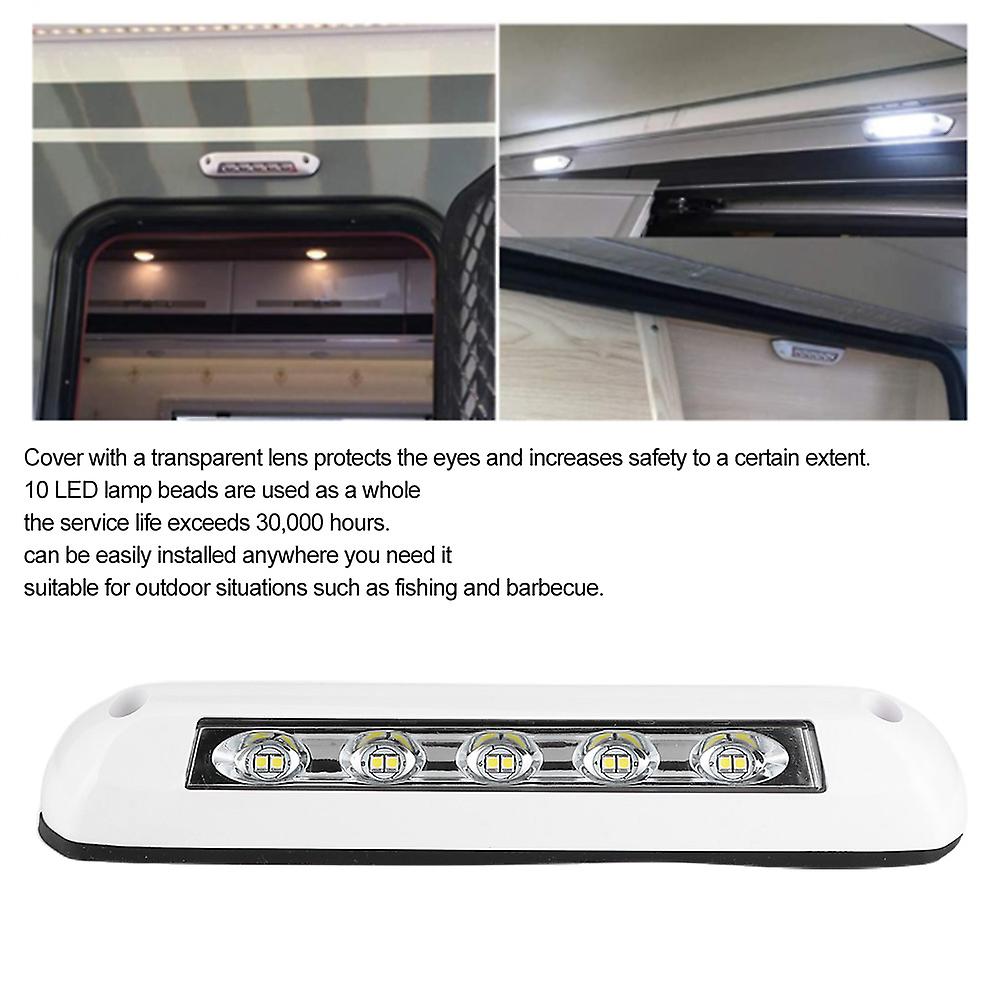 Rv Led Light， 12v/24v Rv Led Awning Porch Light Waterproof Motorhome Caravan Interior Wall Lamps Light Bar Rv Van Camper Trailer Exterior Lamp