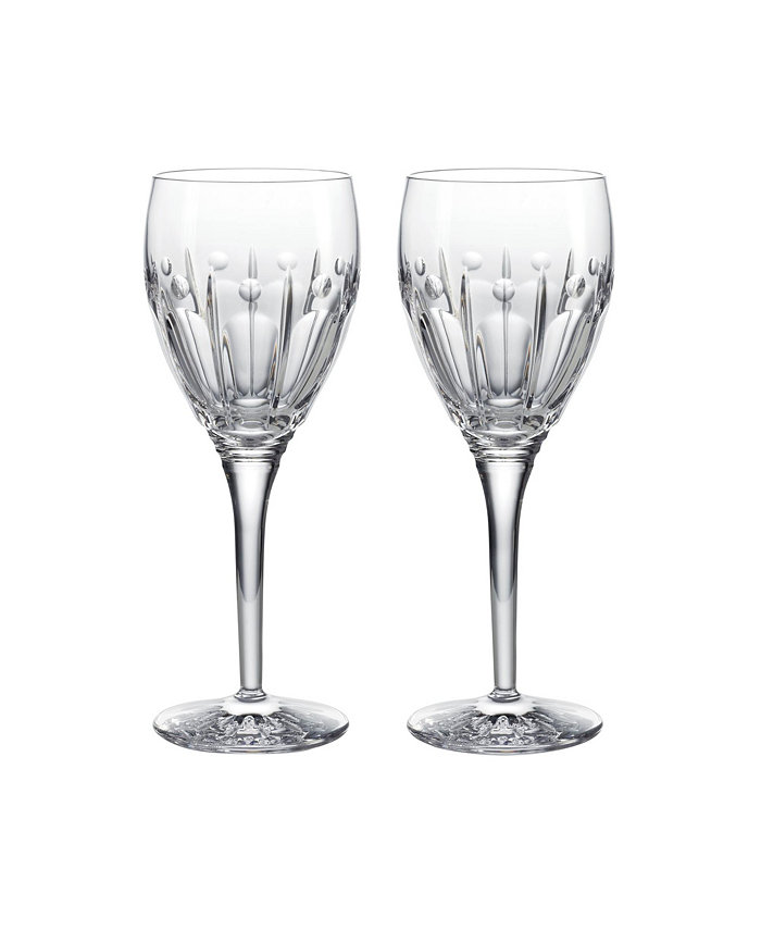 Waterford Winter Wonders Rose Wine Glass Set 2 Pieces