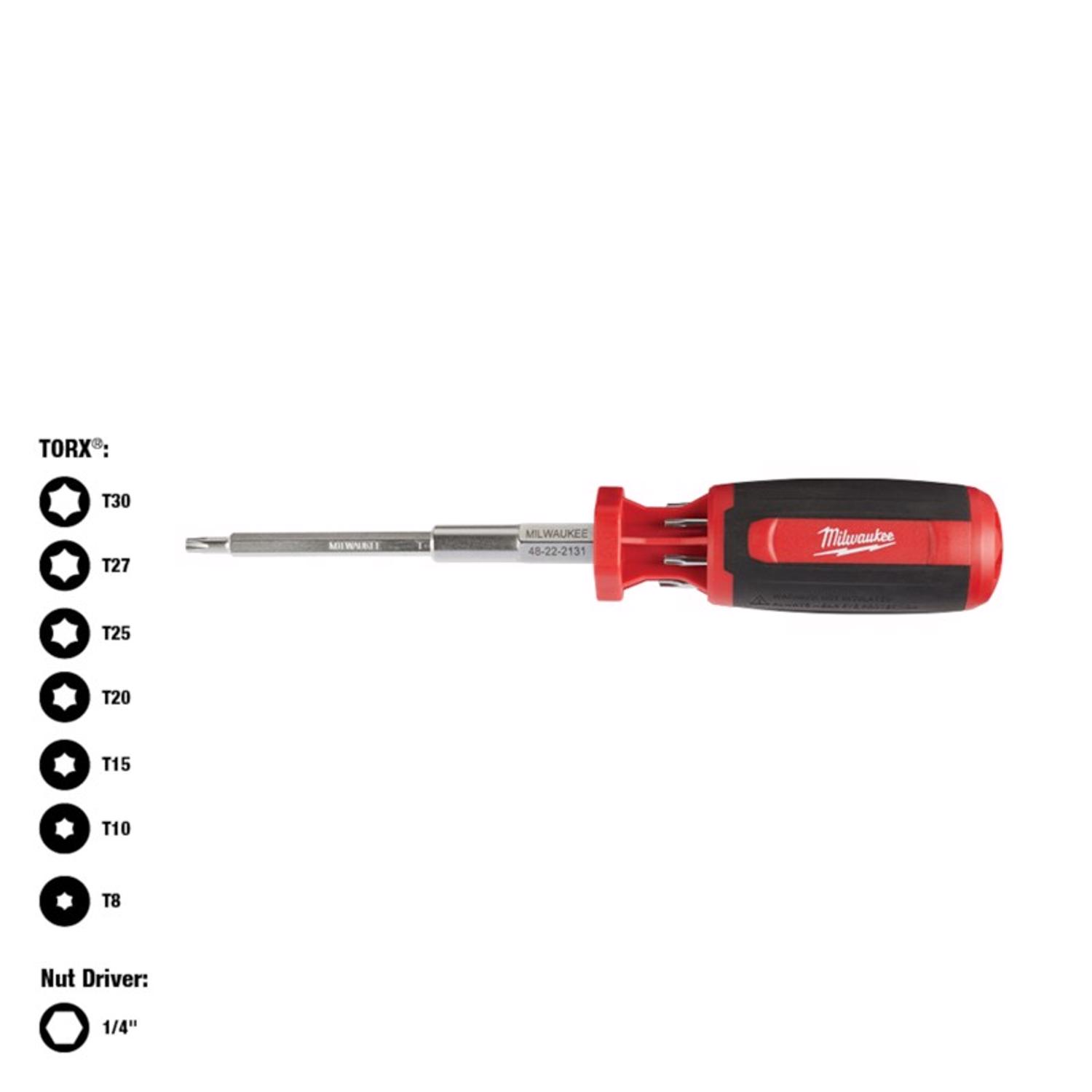 MW Torx 9-in-1 Multi-Bit Screwdriver Set 10 in.