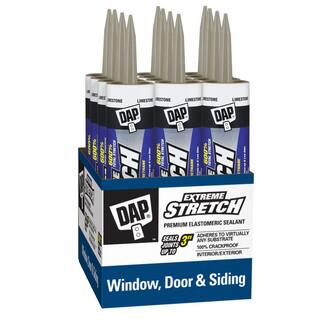 DAP Extreme Stretch 10.1 oz. Limestone Premium Crackproof Elastomeric Sealant (12-Pack) 7079818714