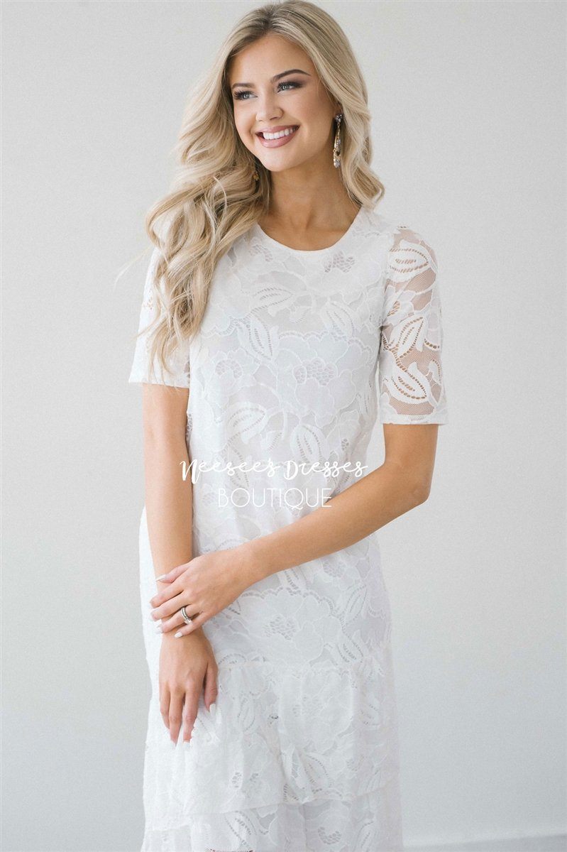 Summer Bride Tiered Ruffle Dress