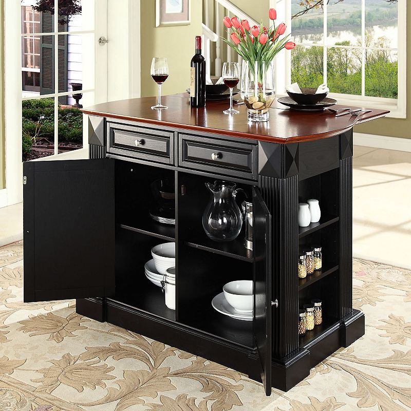 Crosley Furniture Drop-Leaf Kitchen Island