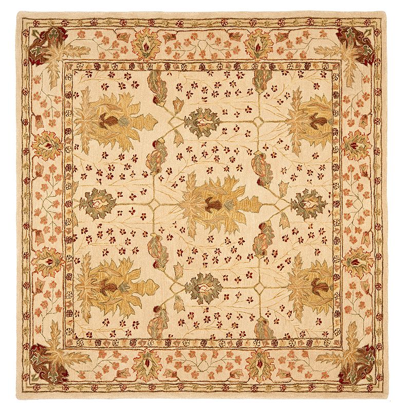 Safavieh Anatolia Kaitlyn Framed Floral Wool Rug