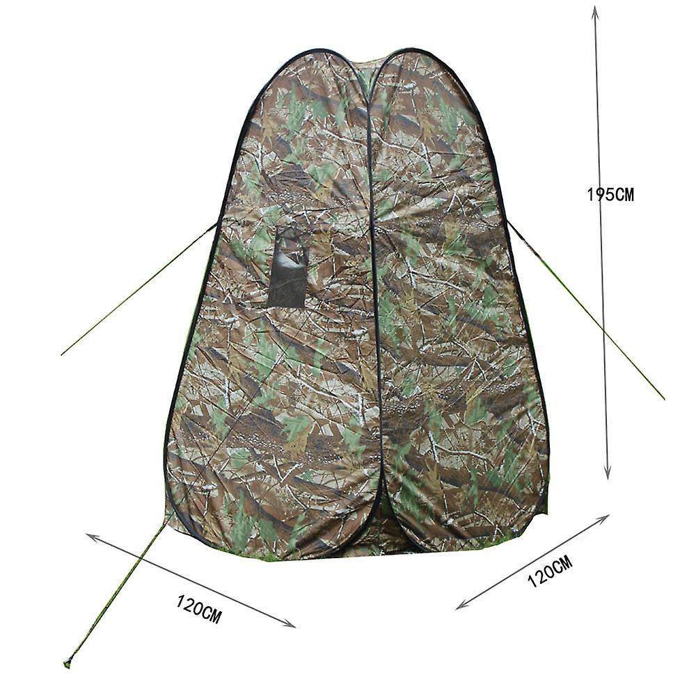 Portable Privacy Shower Toilet Tent Camping Pop Up Tent Camouflage Changing Tent No.224555