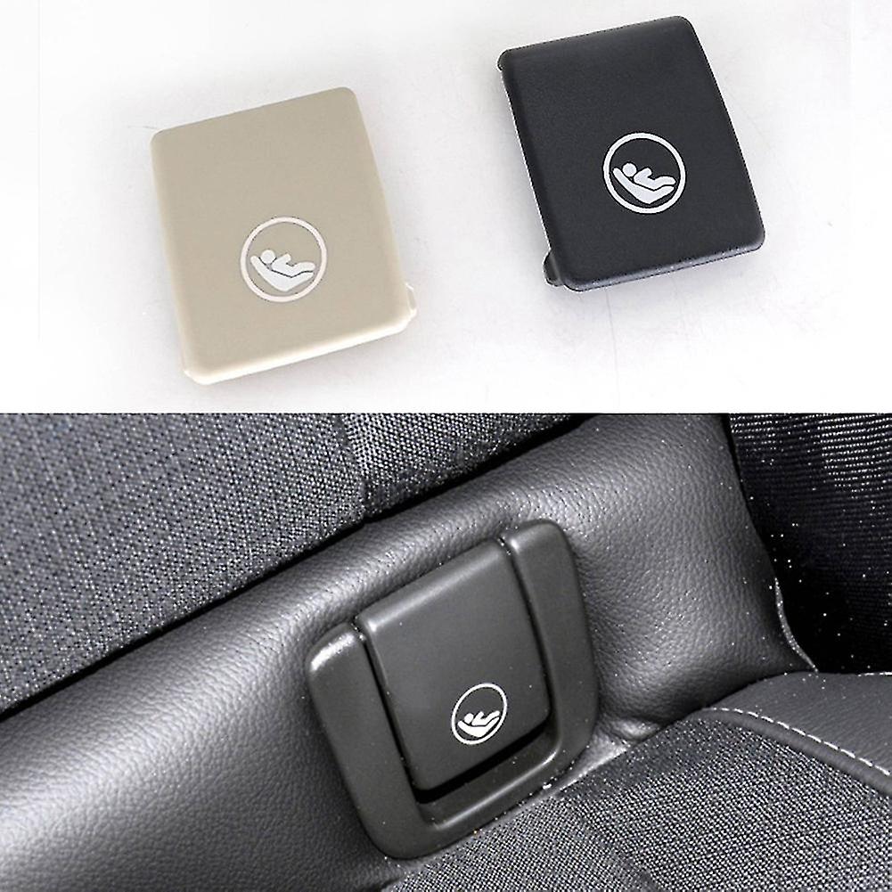 2x Car Rear Hook Isofix Cover Child Restraint For V60 V90 Xc40 Xc60 S60 S90 Car Rear Hook Black