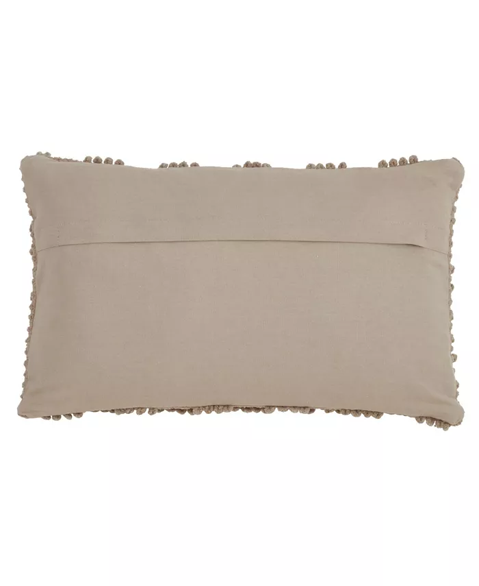 Saro Lifestyle Nubby Decorative Pillow， 12