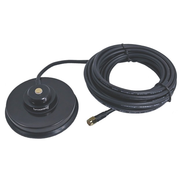 Browning Premium 3 5 8 inch Nmo Magnet Mount With Rubber Boot And Preinstalled Sma male Connector