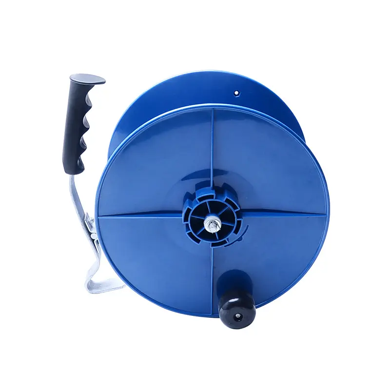 Sustainable electric  fence portable plastic reel