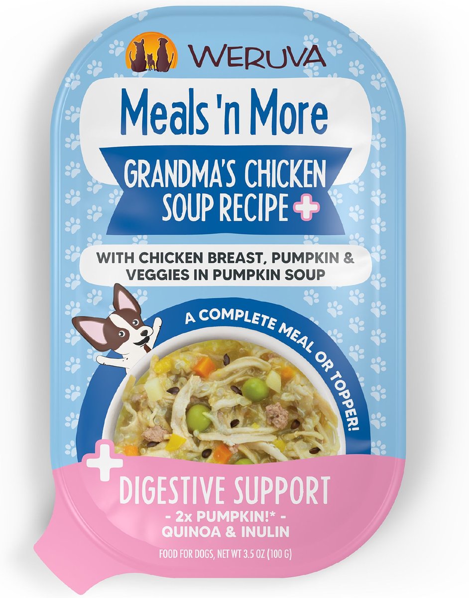 Weruva Meals n More Grandma Chicken Soup Recipe Plus Grain Free Wet