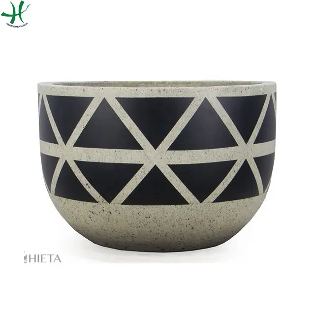 Classic Cement flower planter pot for home   garden  garden pots   planters  round shape with nice design