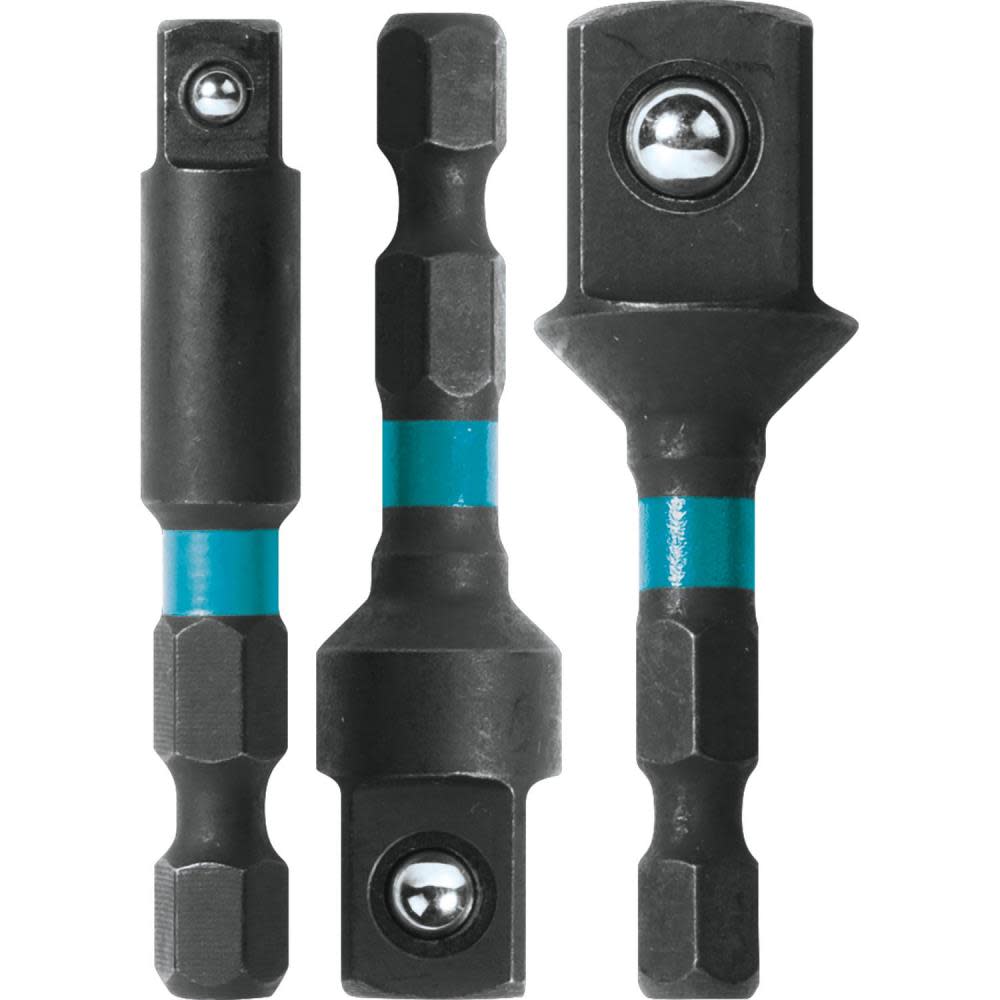 Makita Impact X 3 Pc. 2 Socket Adapter Set A-97673 from Makita