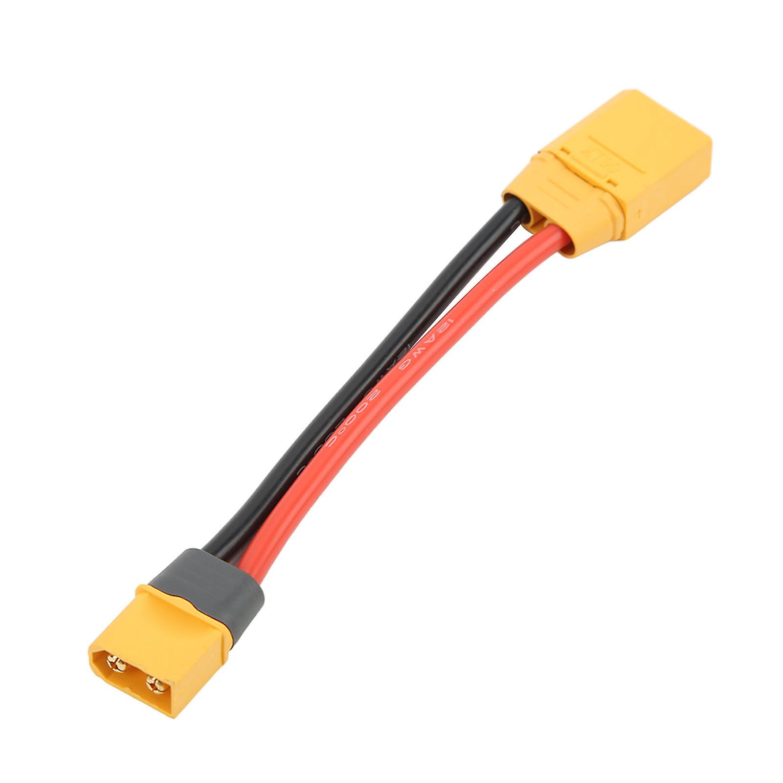 Xt90 Male To Xt60h Male Parallel Battery Connector For Rc Car Silicone Battery Cable