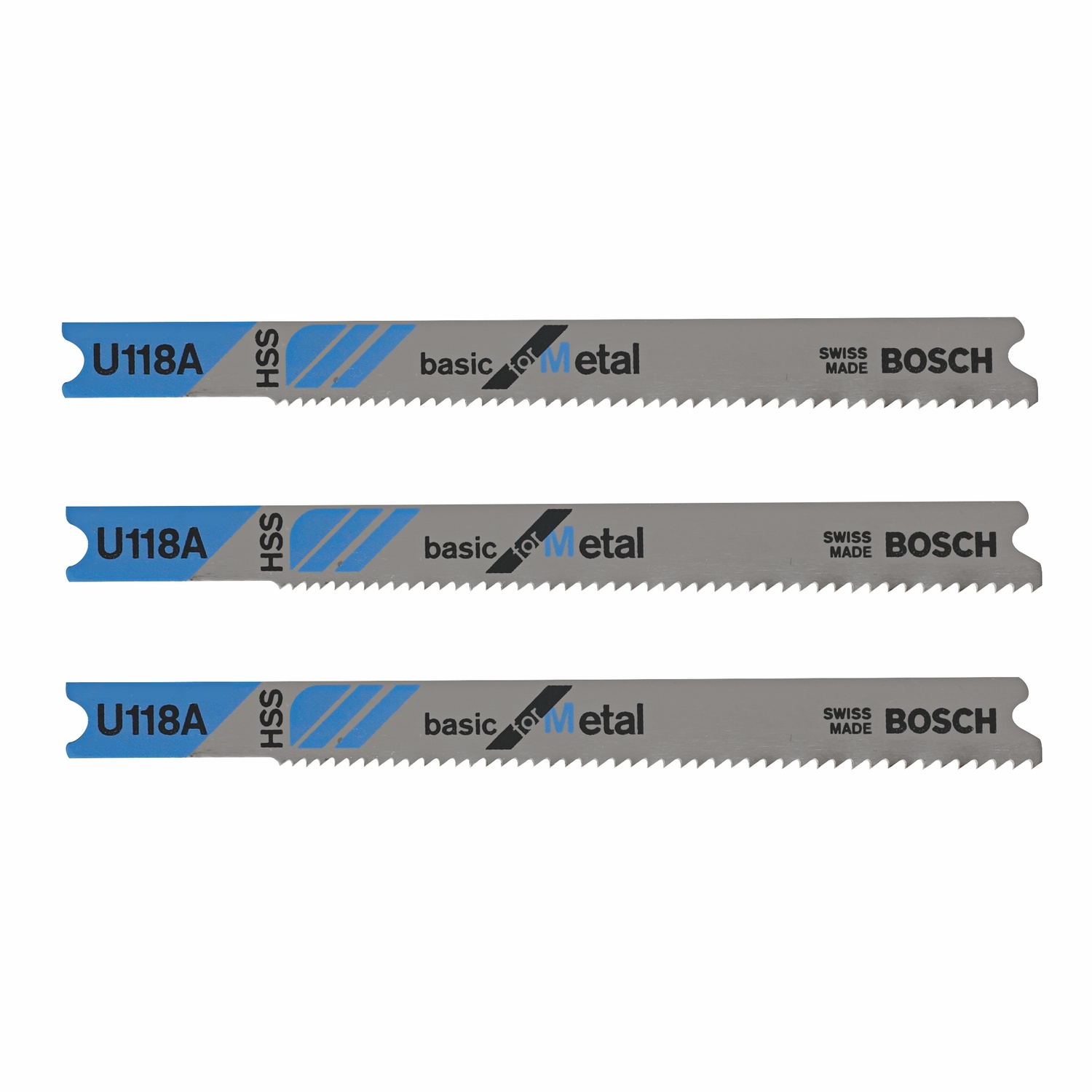 Bosch 3-1/8 in. High Carbon Steel U-Shank Wavy set and milled Jig Saw Blade 24 TPI 3 pk