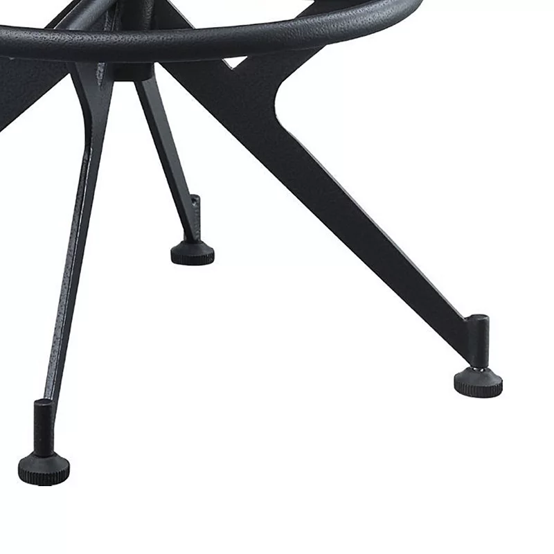 Counter Height Stool with Adjustable Height， Black