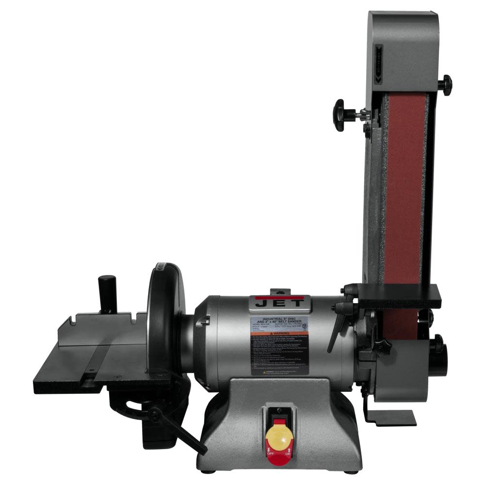 Combination Industrial 2 Inch x 48 Inch and 9 Inch Disc Grinder ;