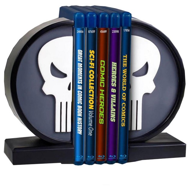 Gentle Giant Marvel Punisher Logo Resin Bookends