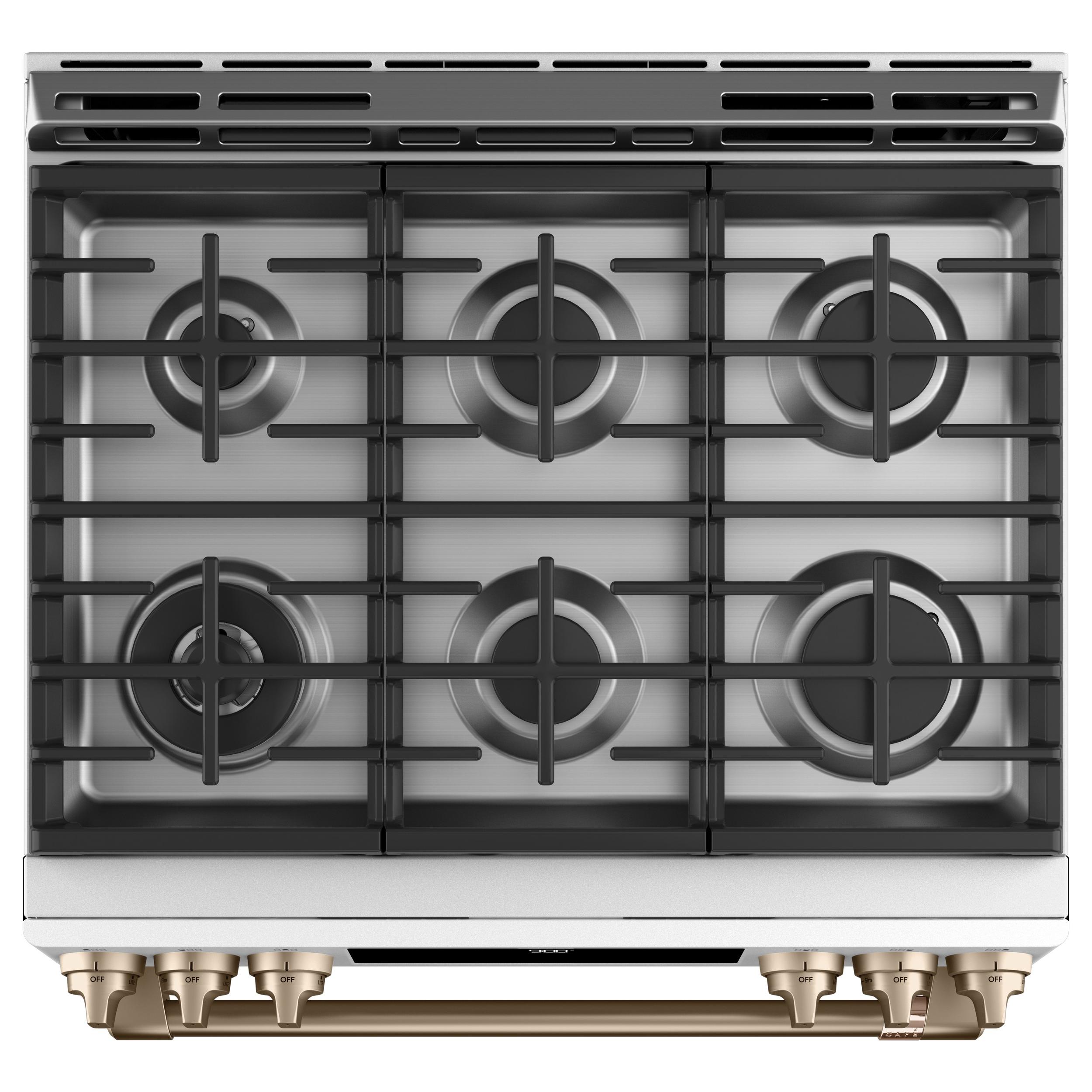 Caf¨¦ 30-inch Slide-in Dual Fuel Range with Warming Drawer CC2S900P4MW2