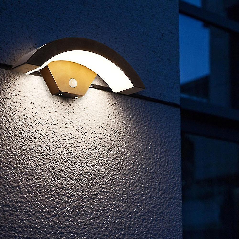 18w Led Outdoor Lamp With Motion Detector Outdoor Wall Lamp Ip65 Outdoor Lamp Wall Lamp Cast Aluminum Anthracite Outdoor Lamp / Downlight Terrace / Ga