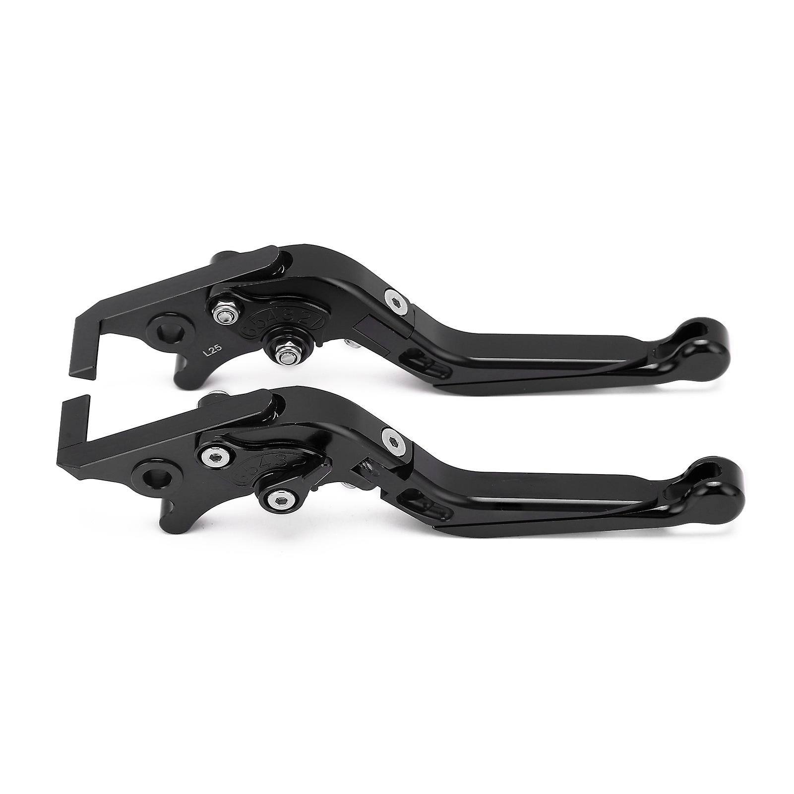 2 Pcs Motorcycle Left Right Brake Levers Motorcycle Modification Accessories Pit Dirt Motocross Parts Replacement For Yamaha Nmax 155 20152021black