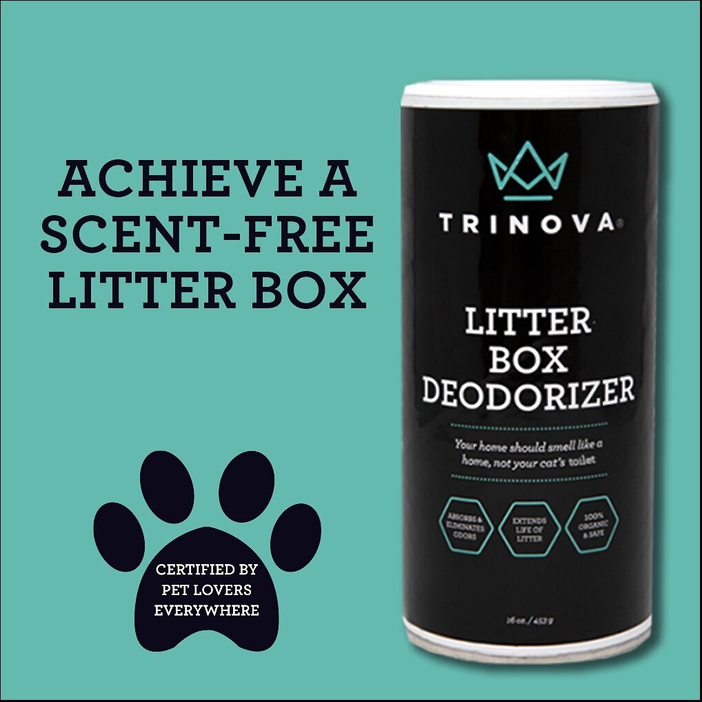 TriNova Natural Cat Litter Box Deodorizer