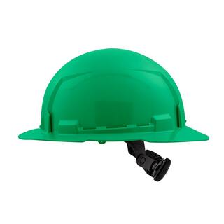 MW BOLT Green Type 1 Class E Full Brim Non-Vented Hard Hat with 6-Point Ratcheting Suspension (10-Pack) 48-73-1127X10