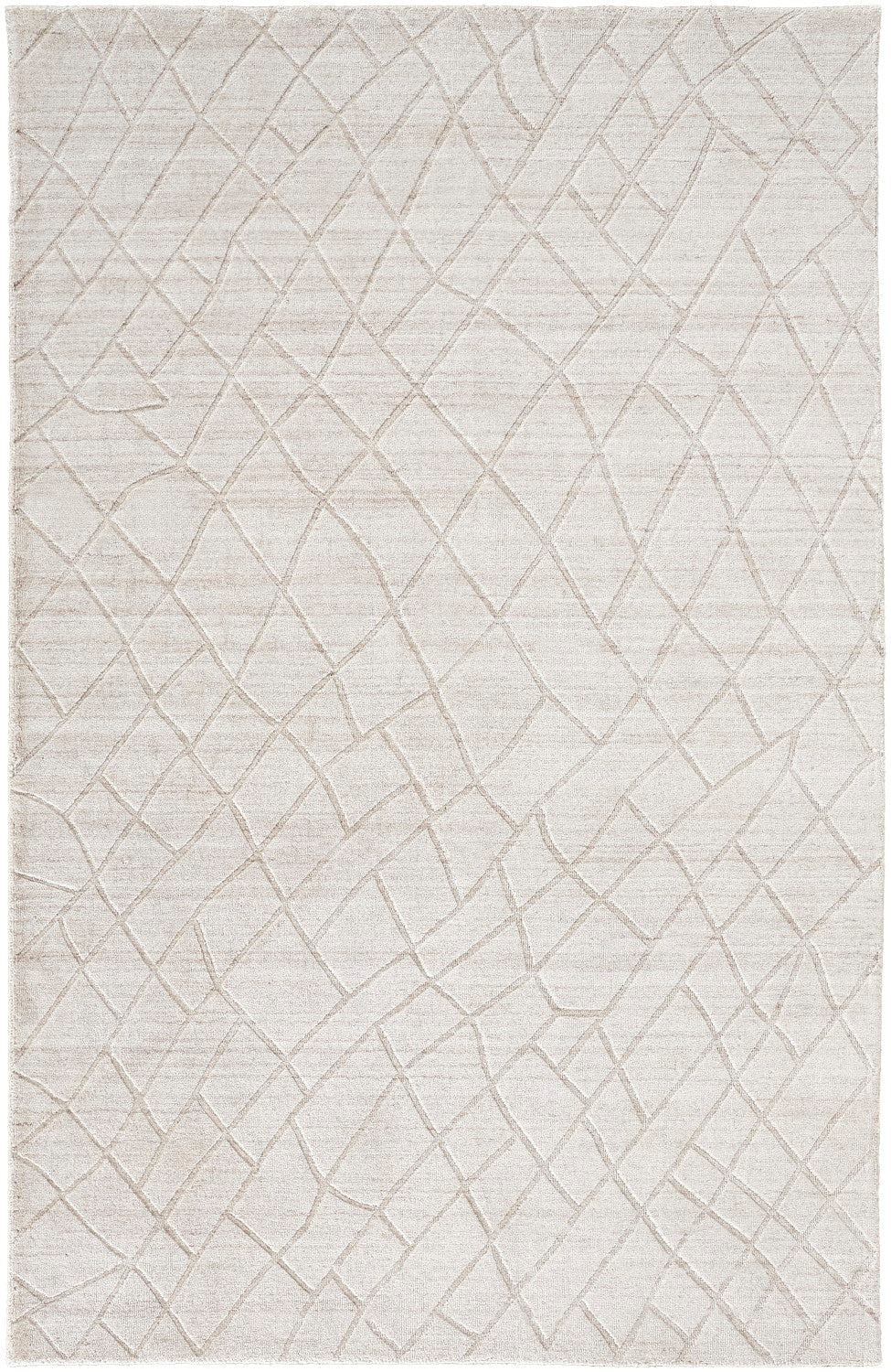 Tatem Hand Woven Linear Beige Rug