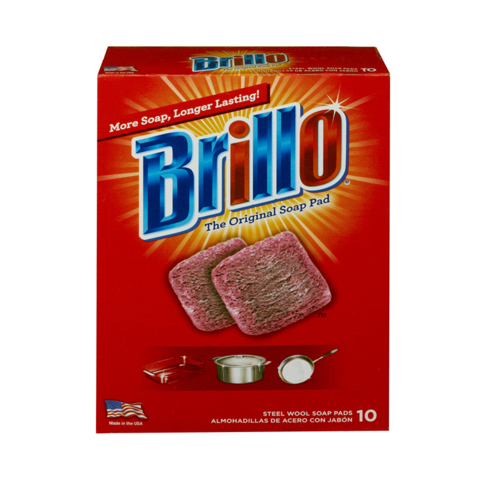 BRILLO STEEL WL PAD 10CT