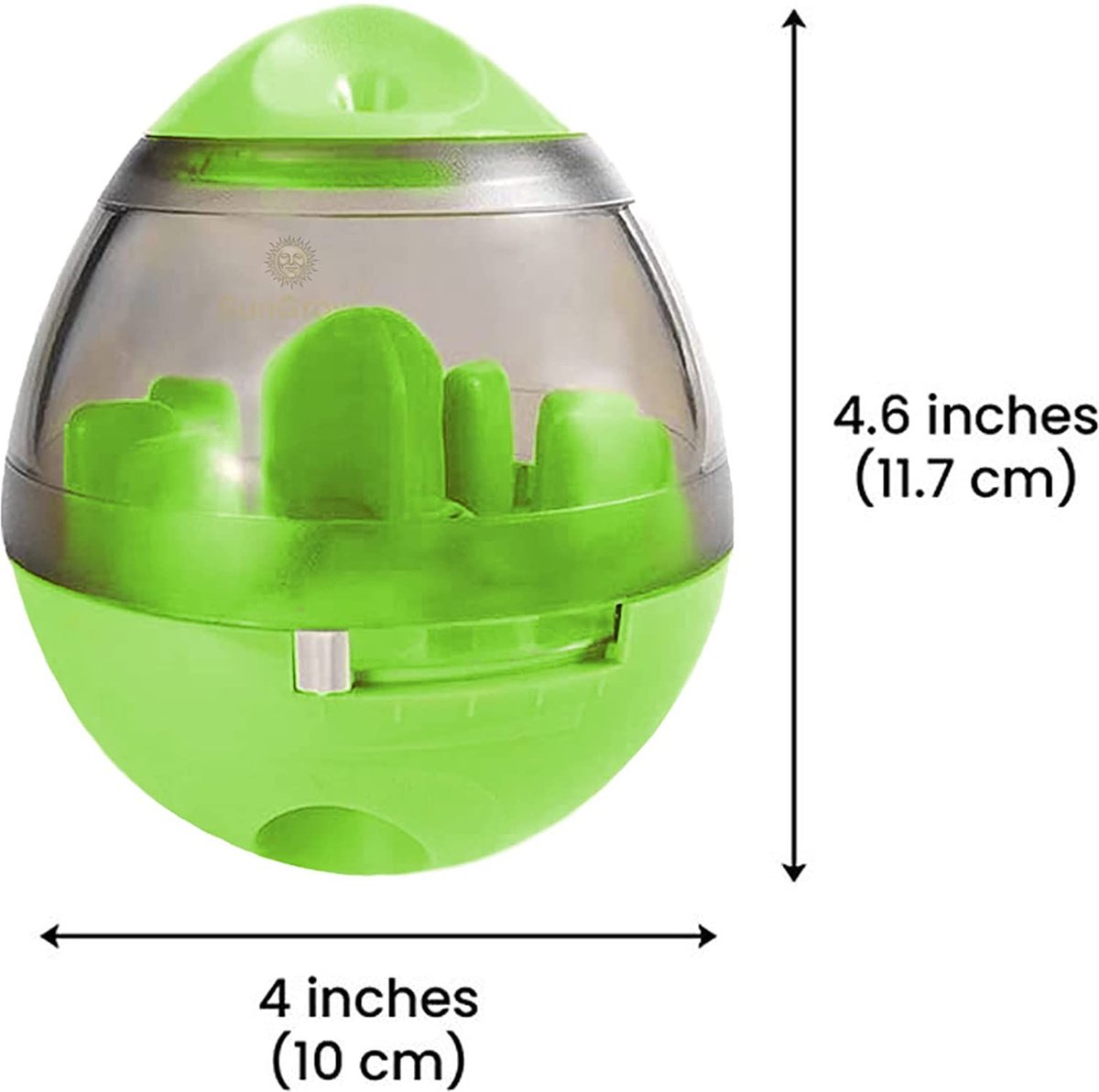 SunGrow Eating Sport Rabbit Treat Ball Small Pet Feeder