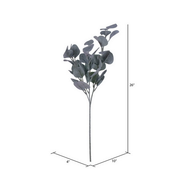 Vickerman EF225526 26 Art Frstd Grn Money Leaf Sp...