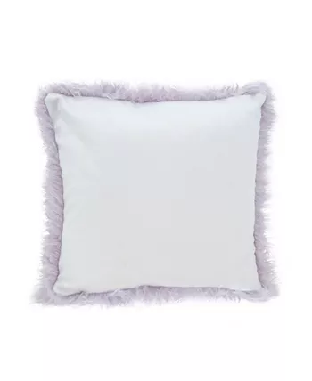 Saro Lifestyle Mongolian Faux Fur Decorative Pillow， 18