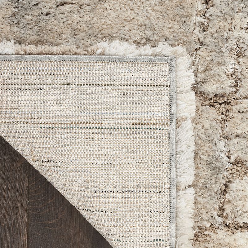 Nourison Luxurious Shag Abstract Textures Area Rug