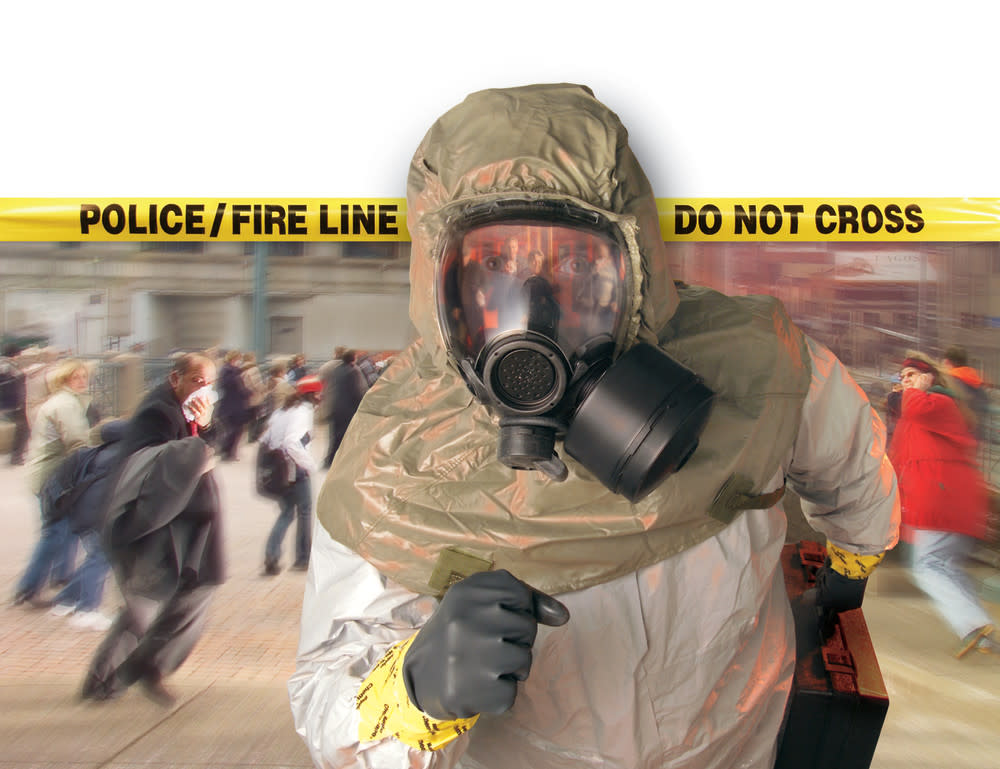 MSA Safety Millennium Riot Control Gas Mask Hycar Small ;