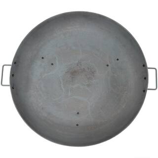 Sunnydaze Decor 34 in. x 15 in. Round Cast Iron Wood Burning Fire Pit Bowl in Steel RCM-LG570-Steel