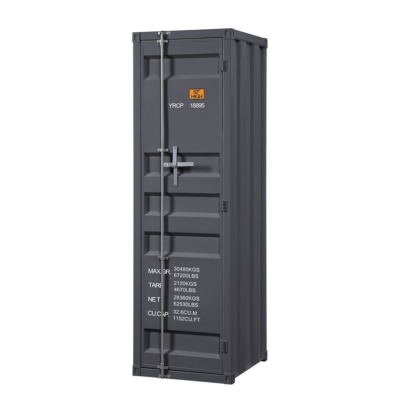 Cargo Wardrobe (Single Door)  Gunmetal 20\