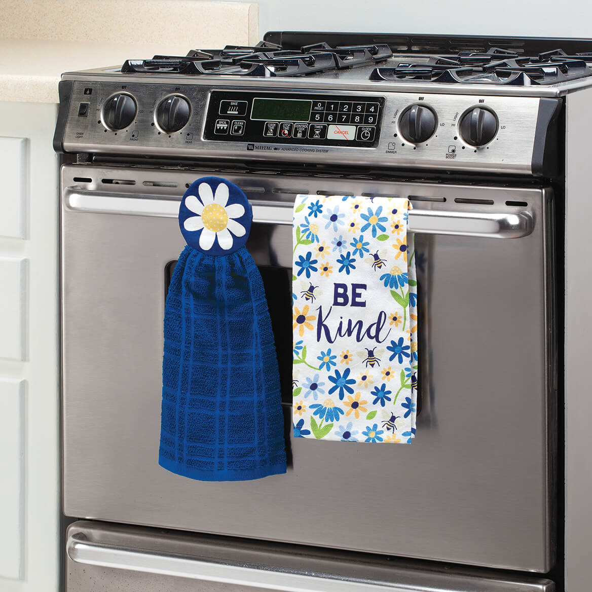 Daisy Kitchen Towels， Set of 2